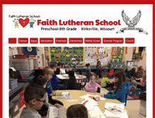 Tablet Screenshot of faithlutheranschoolkv.org
